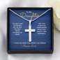 Daughter from Dad l Stainless Cross Necklace