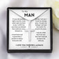 TO MY MAN - LAST/WH l CROSS NECKLACE