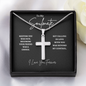 To My Soulmate l Stainless Cross Necklace
