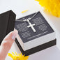 TO MY MAN - LAST/NB l CROSS NECKLACE