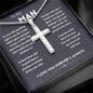 TO MY MAN - LAST/NB l CROSS NECKLACE