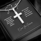 To My Soulmate l Stainless Cross Necklace