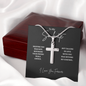 To My Soulmate l Stainless Cross Necklace