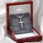 TO MY MAN - LAST/NB l CROSS NECKLACE