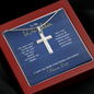 Daughter from Dad l Stainless Cross Necklace