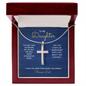 Daughter from Dad l Stainless Cross Necklace