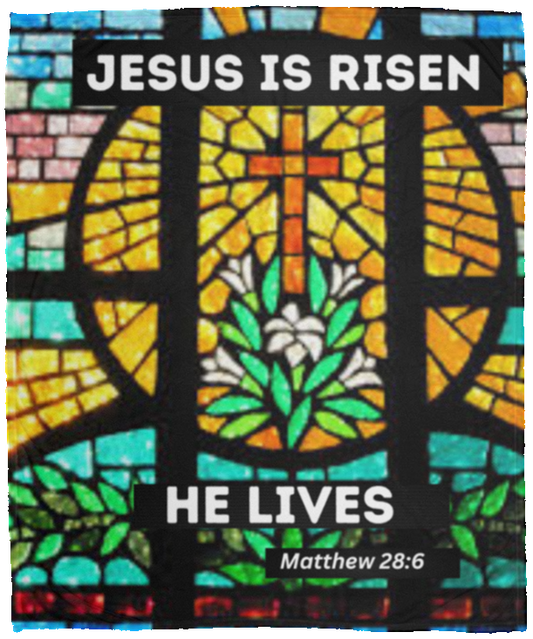 He Lives Cozy Plush Fleece Blanket - 50x60