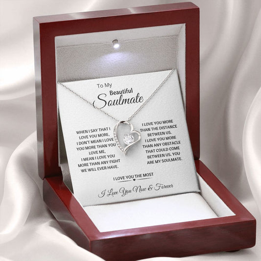 Soulmate - Love You The Most l Forever Love Necklace