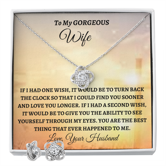 Wife l Love Knot Necklace