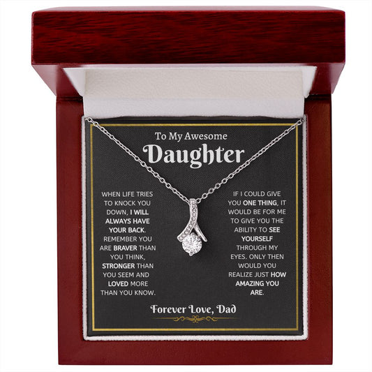 Daughter from Dad l Alluring Beauty Necklace
