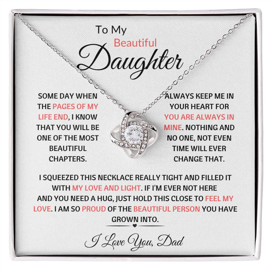 DAUGHTER FROM DAD l WINNER l LOVE KNOT NECKLACE
