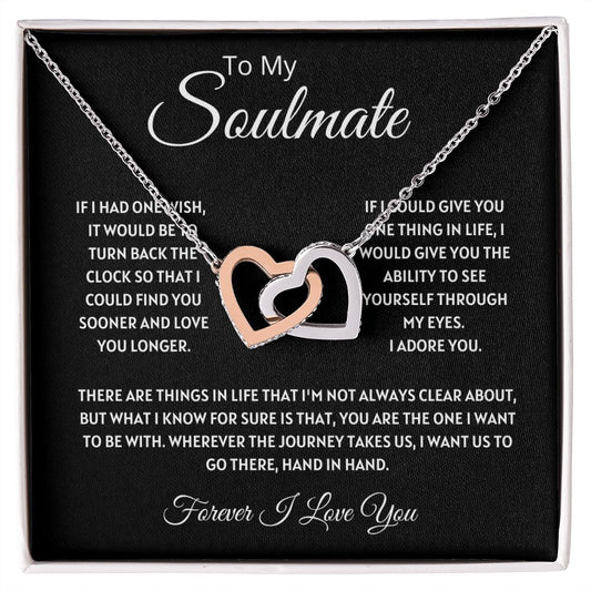 Soulmate l Interlocking Hearts Necklace