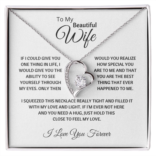 To my Wife - Feel My Love l Forever Love Necklace