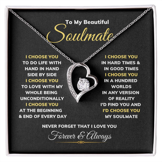Soulmate - Gold l Forever Love Necklace