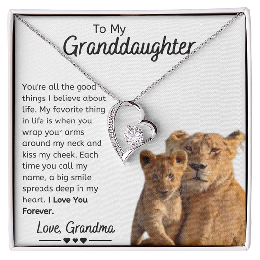 Granddaughter from Grandma l Forever Love Necklace