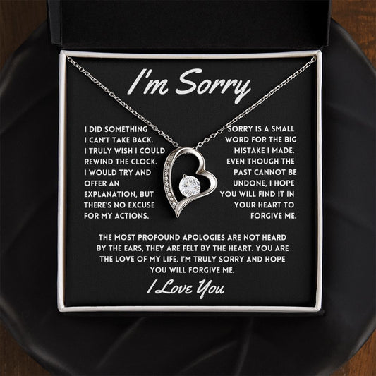 I'm Sorry l Forever Love Necklace
