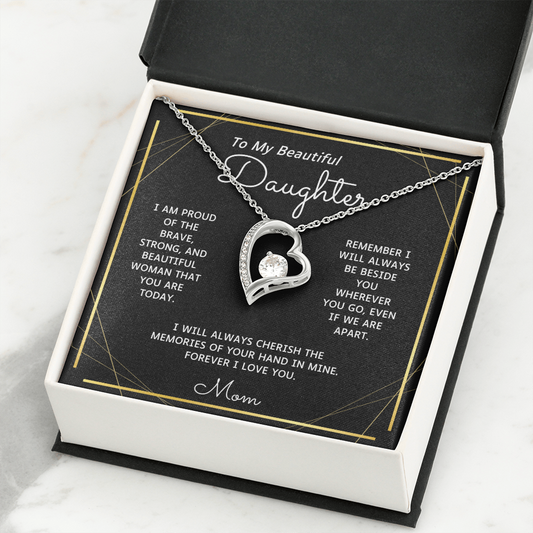 Daughter from Mom l Forever Love Necklace